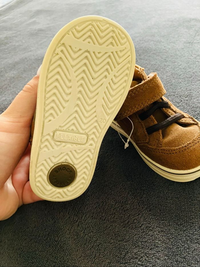 Chaussure pour bébé garçon marron - photo numéro 3