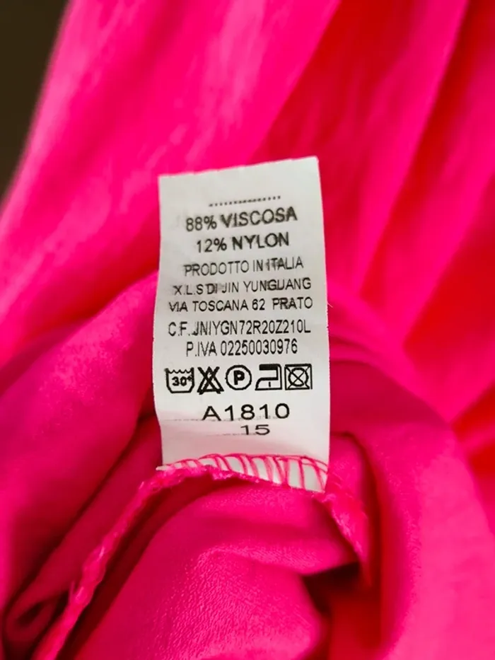 Robe longue rose fushia à bretelles léopard TU 36 à 46 - photo numéro 7