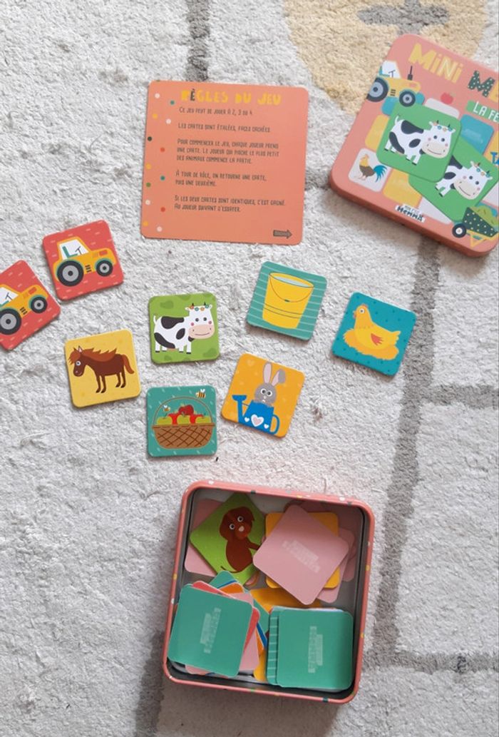 Jeu memory Mini memo La ferme Mon p'tit Hemma - photo numéro 4