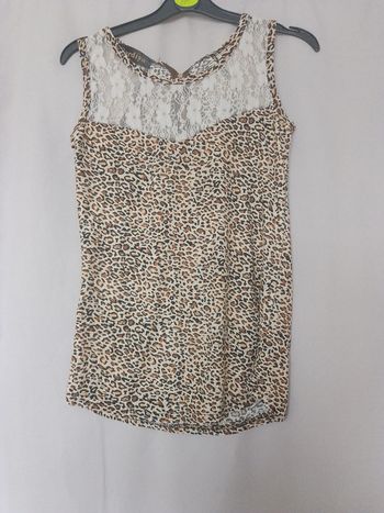 Tee shirt léopard taille M cardiya