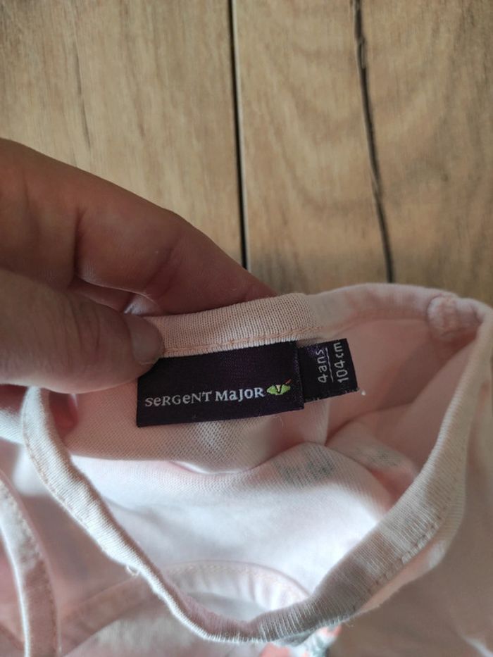 Tee-shirt bretelles 4 ans Sergent Major - photo numéro 2