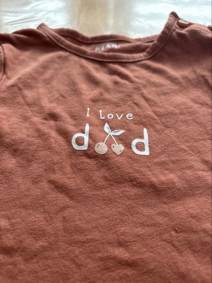 T-shirt manche longue 1 mois - photo numéro 2