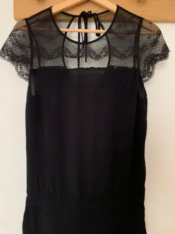 Combinaison pantalon dentelle / noire