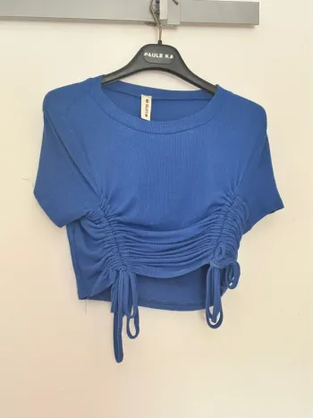 Crop top bleue XS