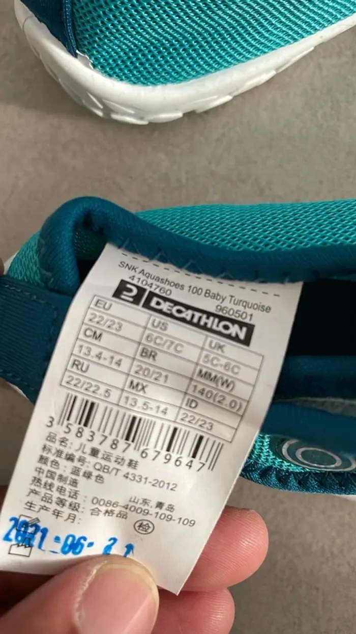 chaussures d’eau bébé tribord – comme neuves – taille 22/23 (EU) - photo numéro 3