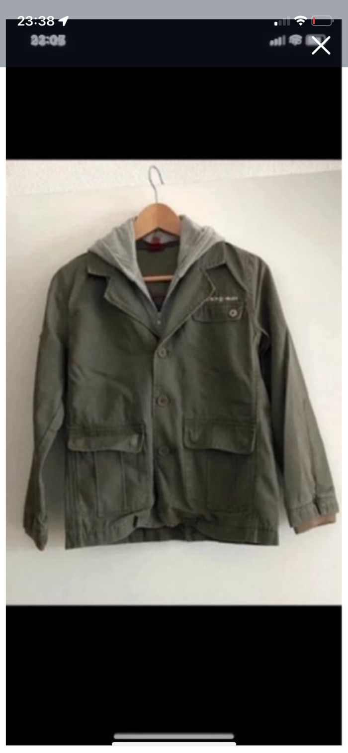 ZARA veste kaki 10/11 ans