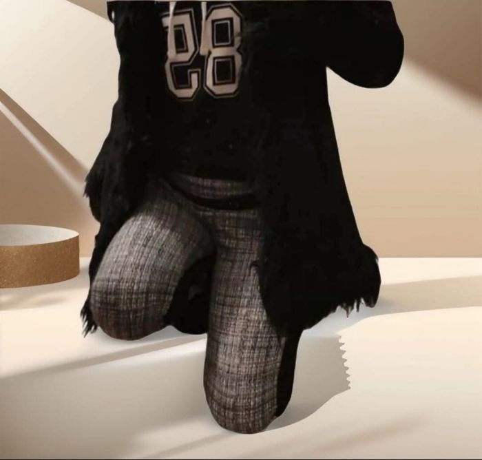 Pantalon ajusté bi matière femme - photo numéro 3