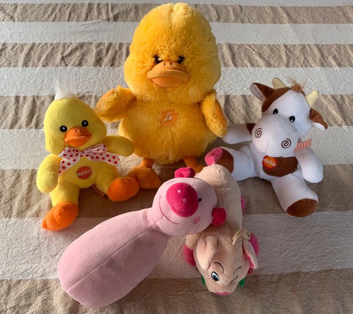 Lot peluches ferme - photo numéro 2
