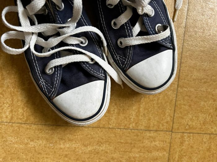 Converse été 36 bon état bleu marine - photo numéro 4