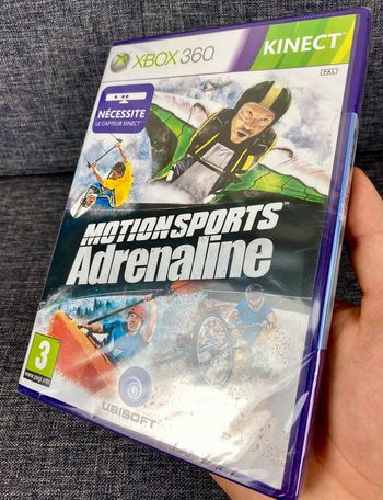 Motion Sports Adrenaline Jeu Xbox Kinect 360 NЕUF sous blister / Sealed Brand New