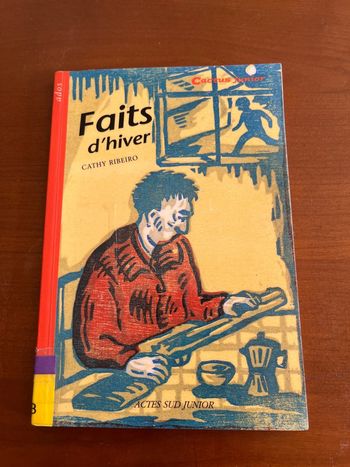 Livre Faits d’hiver de Cathy Ribeiro