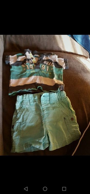 Ensemble short + t shirt