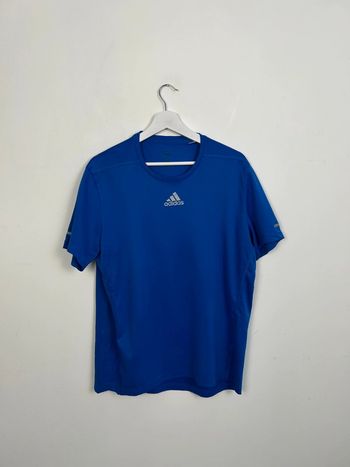 T-shirt Homme Adidas Bleu | Taille L | Très Bon État | #TM88