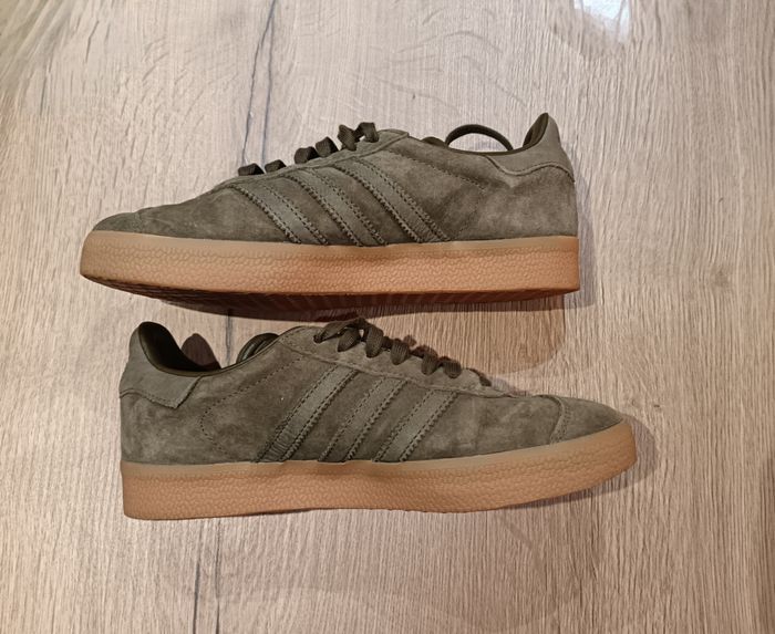 Basket Adidas Gazelle femme 37 1/3 kaki - photo numéro 3