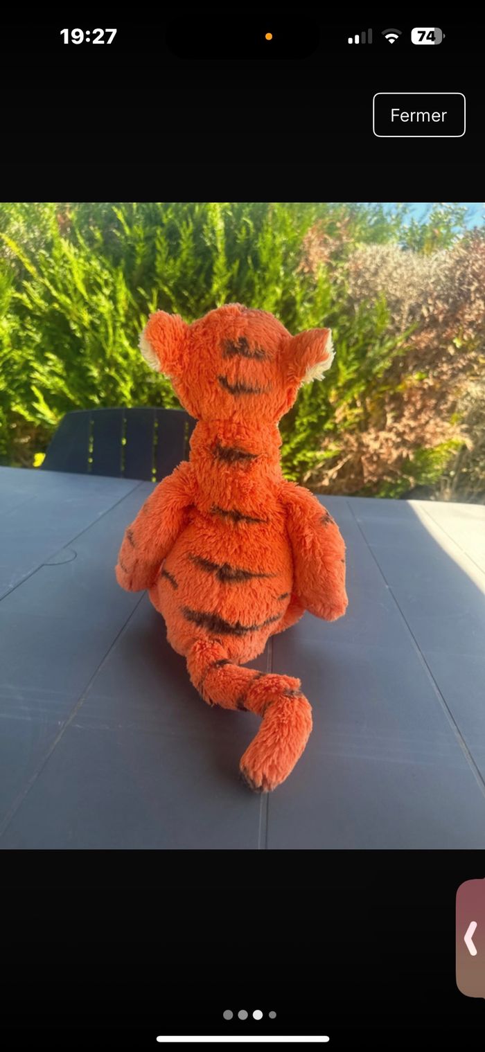 peluche tigrou et porcinet - photo numéro 3