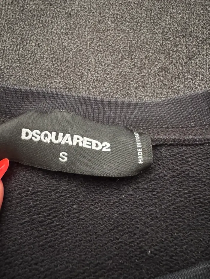 Pull sweat dsquared2 noir homme - photo numéro 5