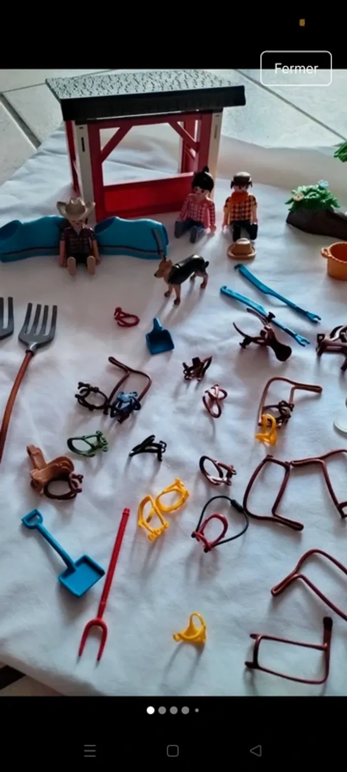 Lot accessoires playmobil