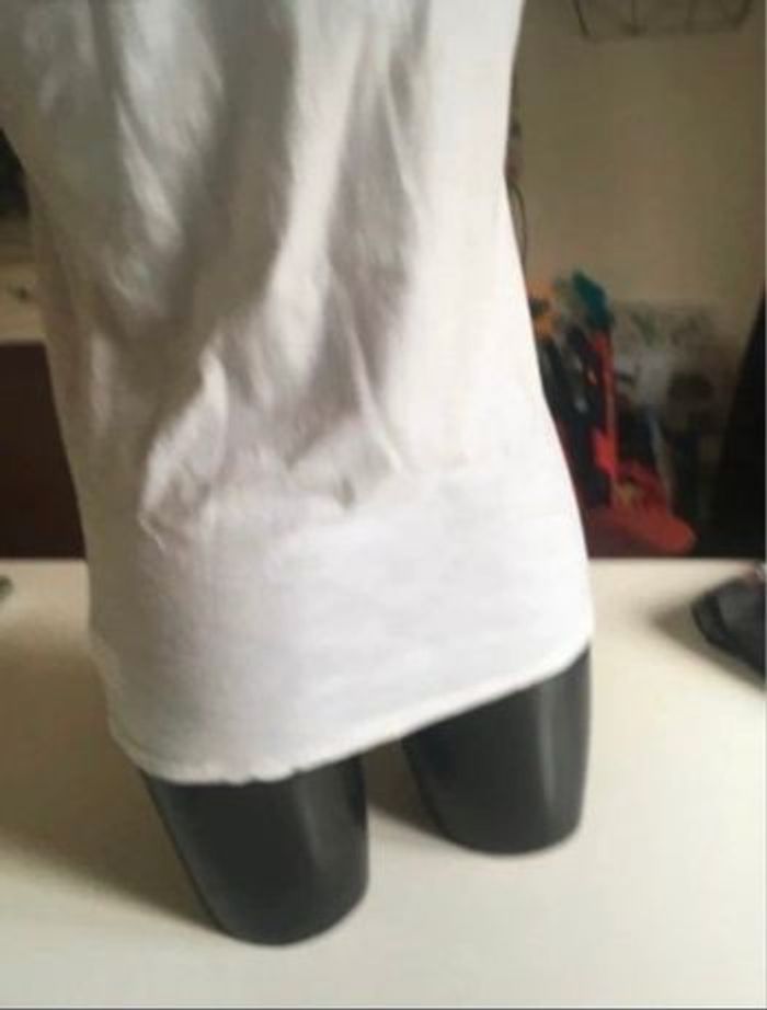 T-shirt manches courtes NEUF avec étiquette pour femme taille M couleur blanc Marilyn MONROE - photo numéro 6