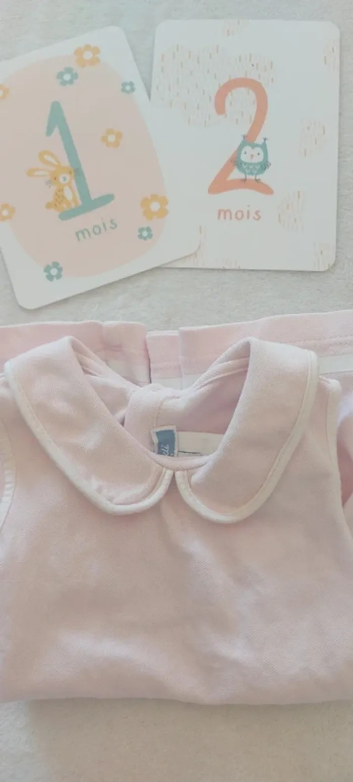 Robe jacadi été bébé fille 12 mois - photo numéro 9