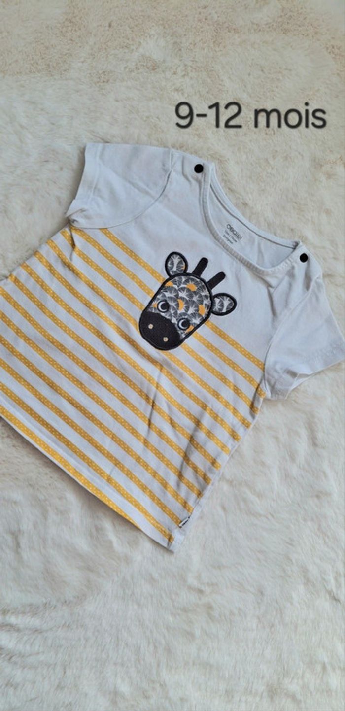 T-shirt Obaibi taille 9-12 mois