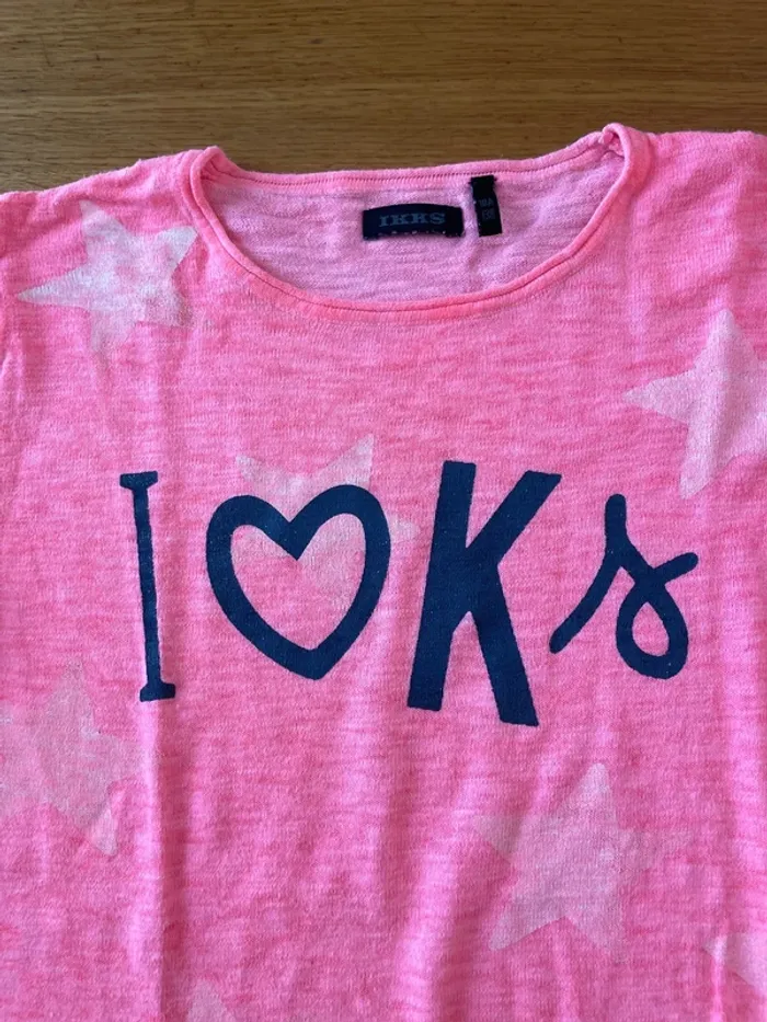 T-shirt ikks fille 10 ans - photo numéro 2