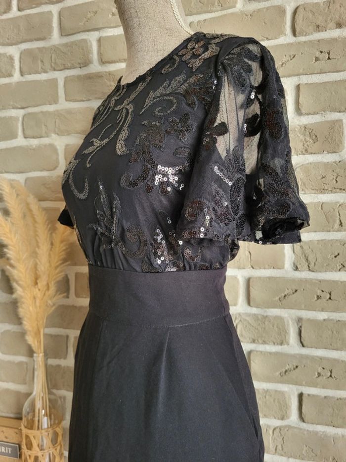 Magnifique combishort noire à sequins Etam - Neuve - photo numéro 10