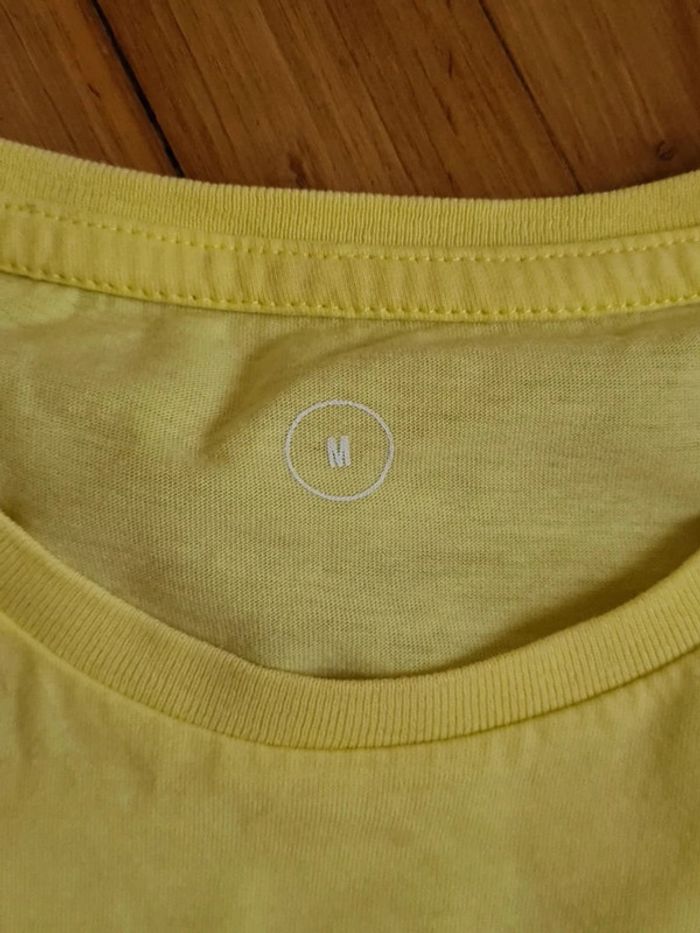 T-shirt jaune homme taille M - photo numéro 4