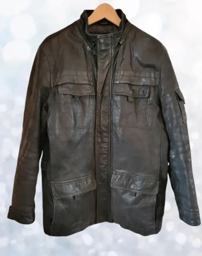 💦 Veste Cuir taille L
