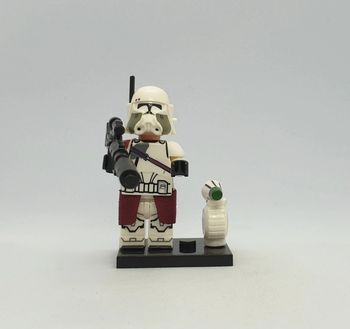 🌠 Figurine Star Wars - Clone Commander Bacara - (Style Lego) 🌠