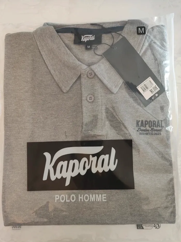 Polo homme Kaporal gris M