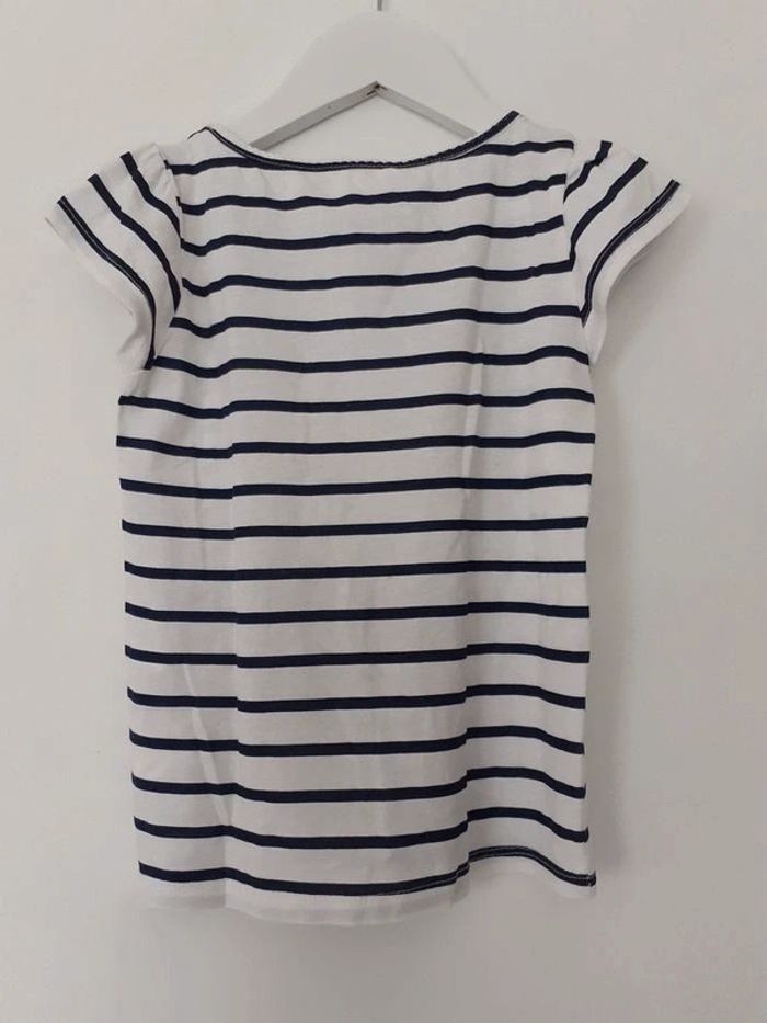 T-shirt fille été marin 4 ans / 6 ans H&M - photo numéro 3