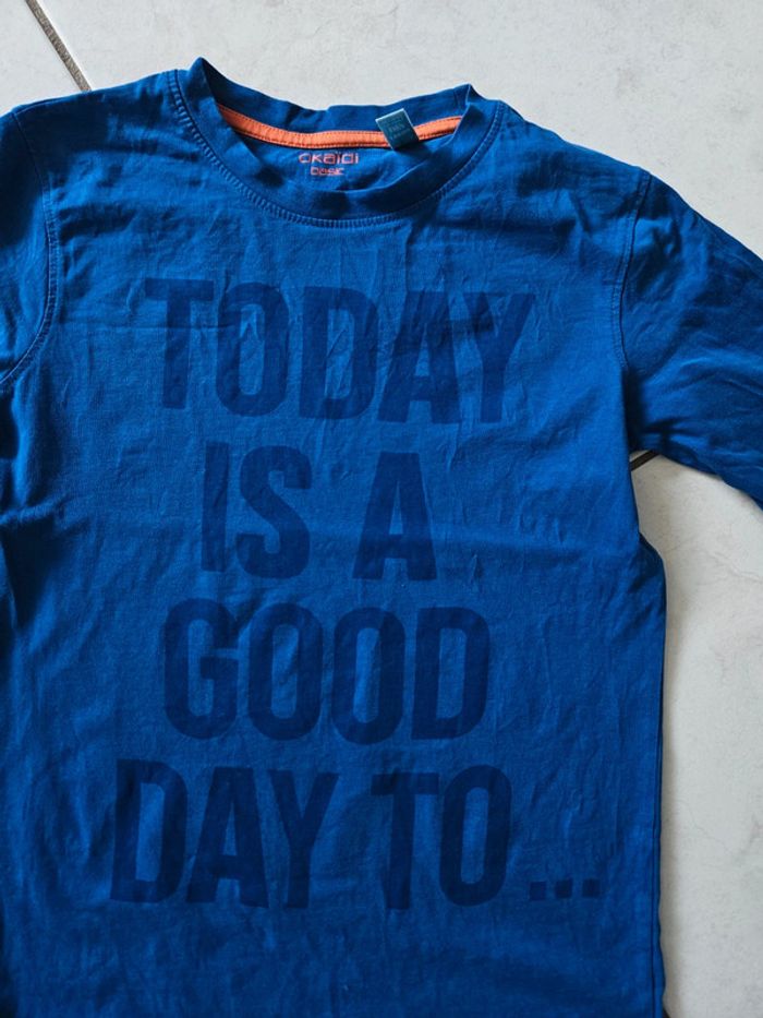 T-shirt ml garçon okaidi 10 ans FEM1 - photo numéro 3