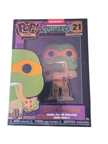 Figurine Funko Pop Pin Teenage Mutant Ninja Turtles Michelangelo 21 neuf