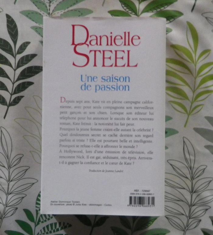 Une saison de passion de Danielle Steel Ed. France Loisirs - photo numéro 2
