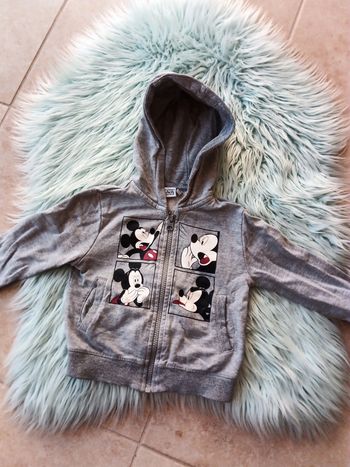 🧒🏻 veste à capuche garçon 2 ans Mickey Mouse