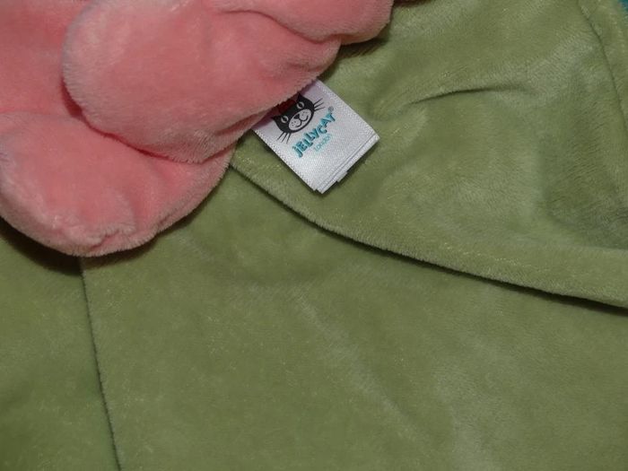 Doudou plat fleur marguerite vert rose Jellycat 🌸état neuf - photo numéro 3