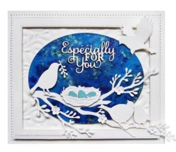 x2 Matrices de Découpe Creative Expressions – Finishing Touches Cherry Blossoms Neuf - photo numéro 2