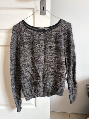 Pull gris chiné teddy smit, très bon état 