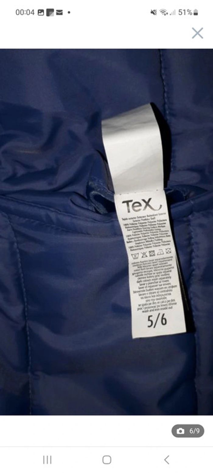 Doudoune veste sans manches réversible Tex 5-6 ans - photo numéro 3