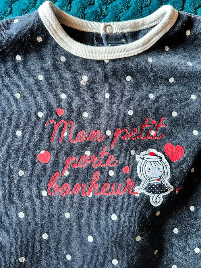Lot de deux grenouillères 18 mois - photo numéro 3