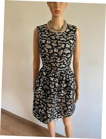 Robe noire et dorée sans manches Morgan taille 38 jamais portée