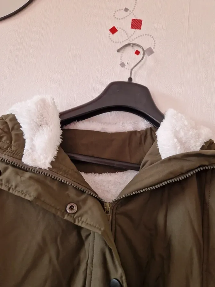 🤗 Magnifique manteau femme kaki T.XL neuf - photo numéro 3