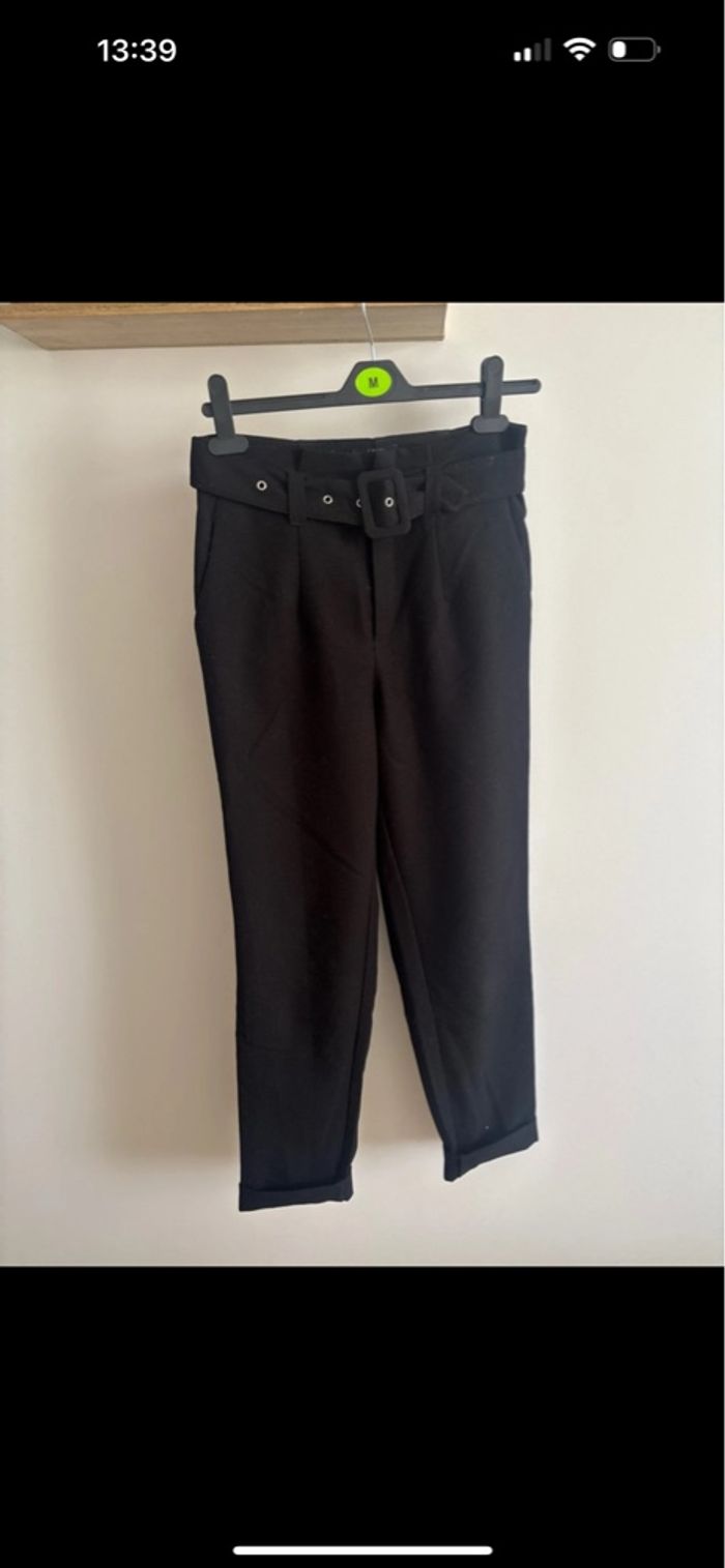 Pantalon droit noir - photo numéro 3
