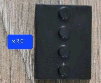 Lot de socles noir type lego pour personnages lot de 20, Star wars