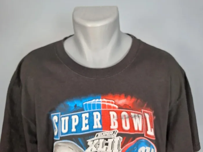 T-shirt NFL Super Bowl XLII Patriots vs Giants – Reebok – Vintage 2008 – Taille XL (628) - photo numéro 2