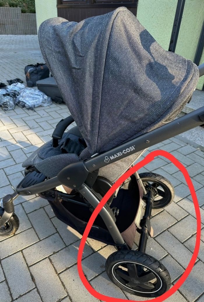 Lot 2 roues arrière Stella bébé confort