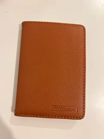 Porte feuille orange