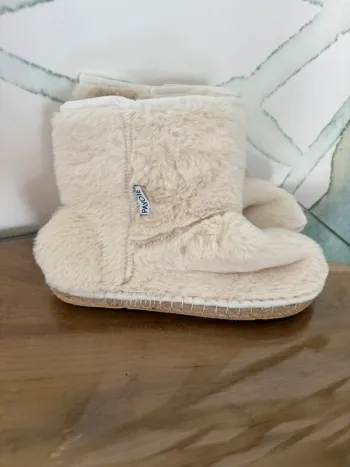 Chaussons montants écru femme fille Payote