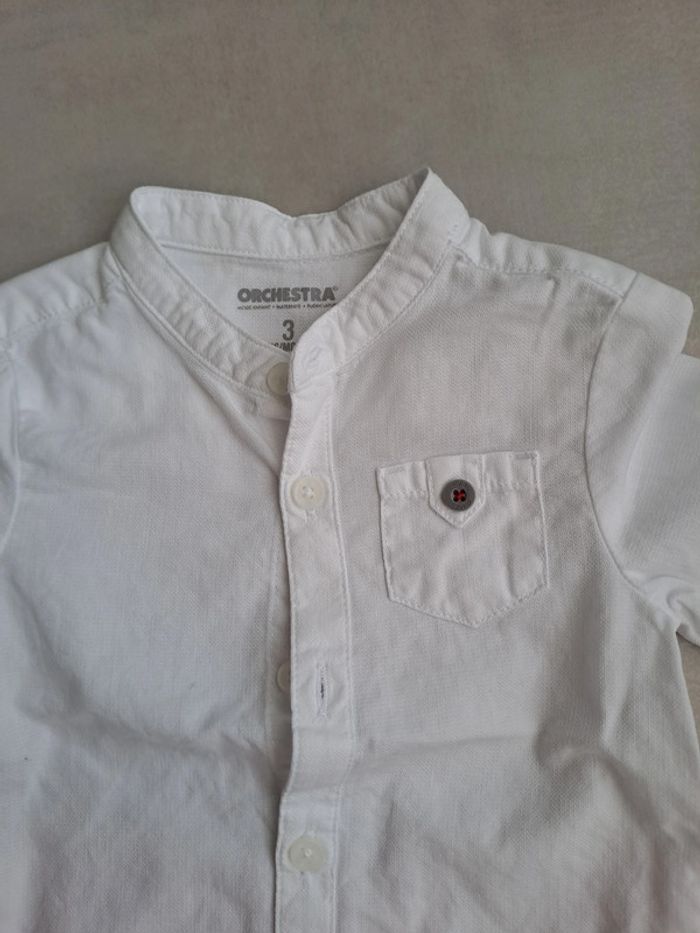 Chemise blanche ML 3M Orchestra  - TBE comme neuve - photo numéro 3