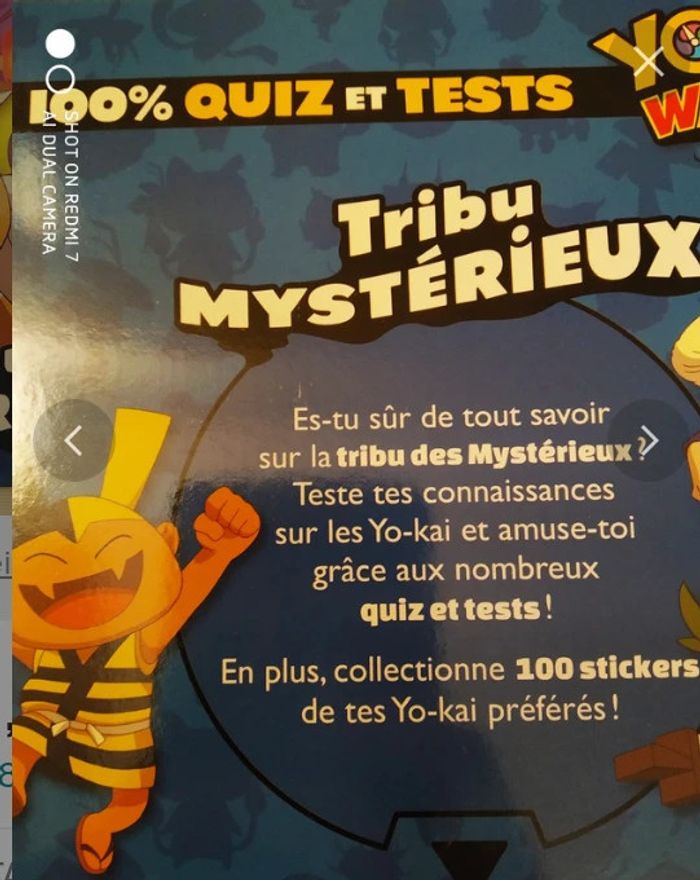 Yo- Kai Watch livre 100 % quiz et test 100 stickers - photo numéro 2